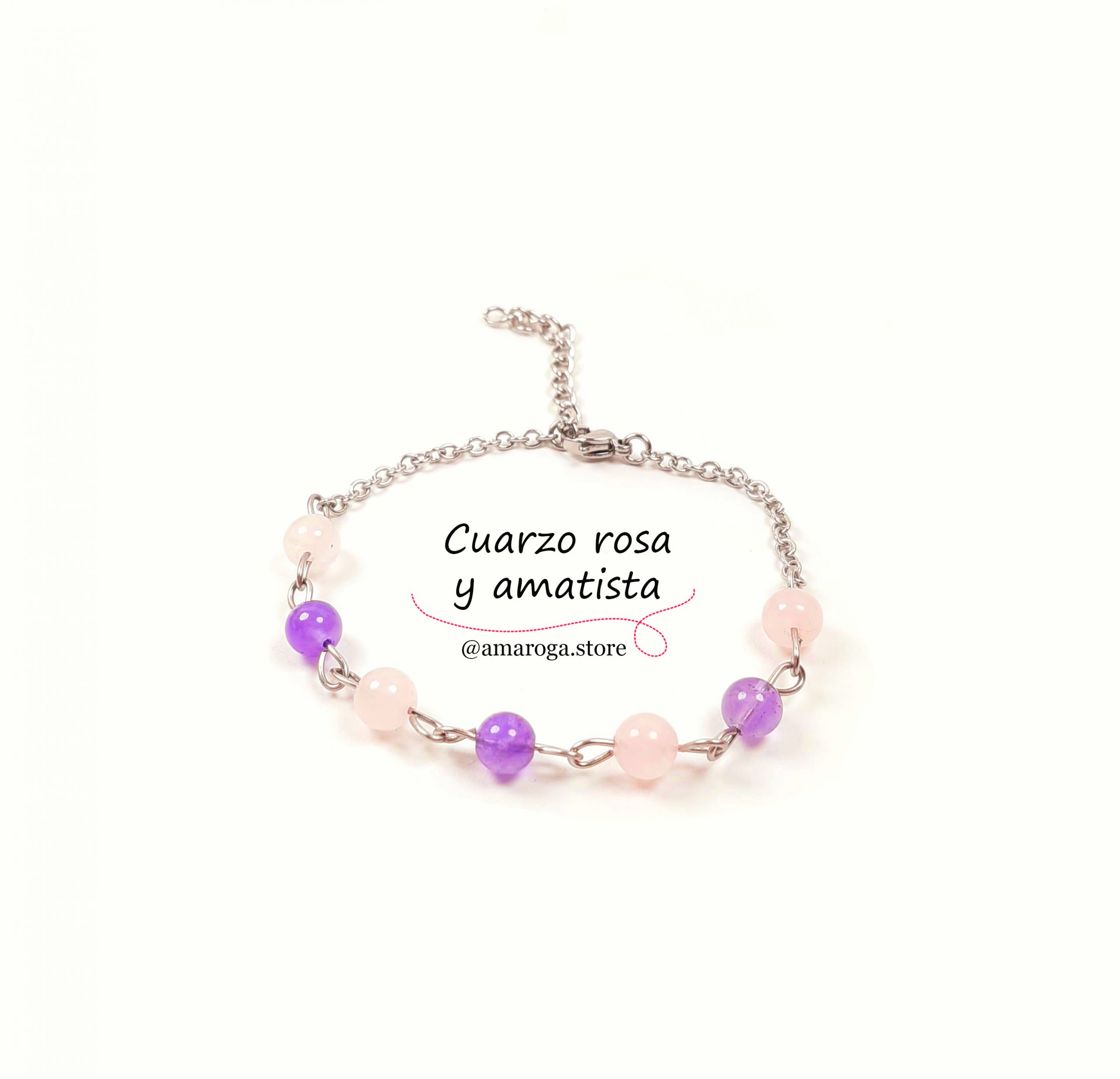 Pulsera Cuarzo Rosa Amor Propio (3 tamaños, elige tu favorito) – Regalos  Karmas